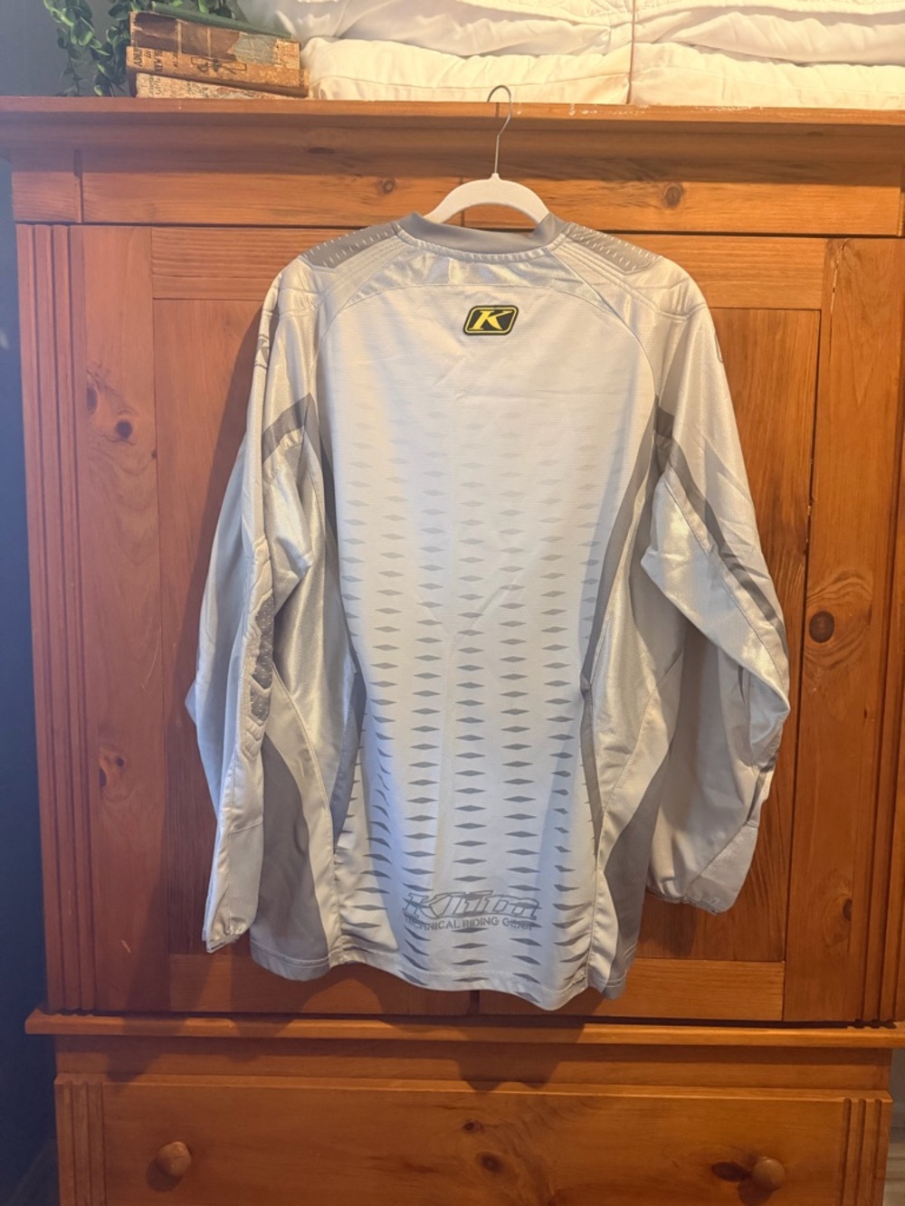 Klim Men’s Silver Motocross Jersey - Lightweight Performance - Picture 4 of 7